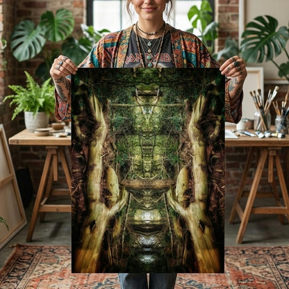 Giant Twins Poster - Forest Dimensions