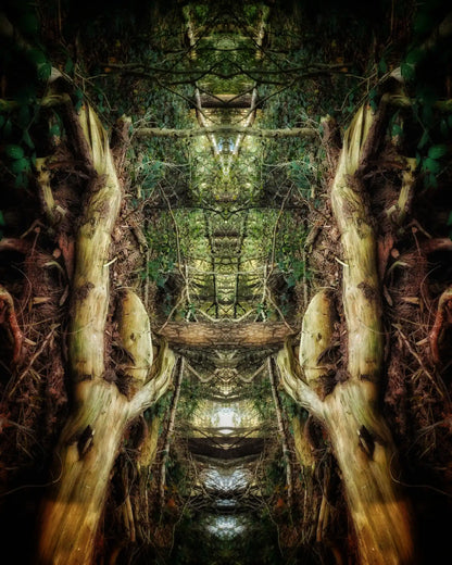 Giant Twins Poster - Forest Dimensions